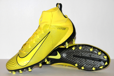 Size 13 Nike Vapor Untouchable Pro 3 Football Cleats Yellow 917165-701 - NEW NIKE VAPOR UNTOUCHABLE PRO 3 YELLOW FOOTBALL SHOES/CLEATS  main image 4