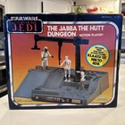 STAR WARS 1983 KENNER ROTJ JABBA THE HUTT DUNGEON SEALED BOX 8D8 KLAATU NIKTO