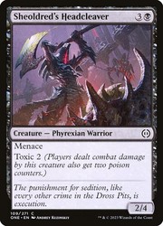 Sheoldred's Headcleaver #109 Phyrexia: All Will Be One