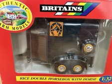 Rice Double Horsebox with Horse by Britains in scale 1:32 - 9562