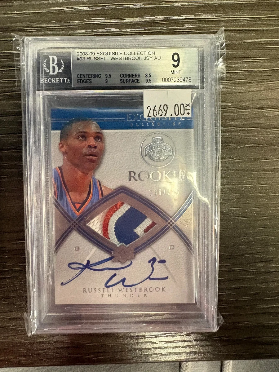 Russell Westbrook Basketball Autographed Sports Trading Cards