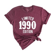 35th Birthday Shirt, Limited 1990 Edition Shirt, 35 Years Old Shirt, 35 Years Ol