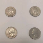 1963 P 1963 D 1964 D and 1965 Silver Quarter