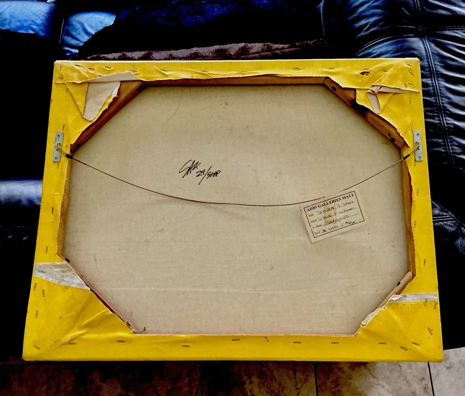 RARE Artist Steve Kaufman Signed “THREE LABEL COHIBA” 24/50 AP (ARTIST PROOF) - Изображение 4 из 4