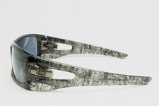 Vintage Oakley Crankcase Oo9165 History Text 06 Polarized Sonnenbrille 56-17-125