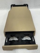 2009 2010 2011 BMW 328i E90 SEDAN REAR SEAT CONSOLE ARM REST BEIGE LCB4
