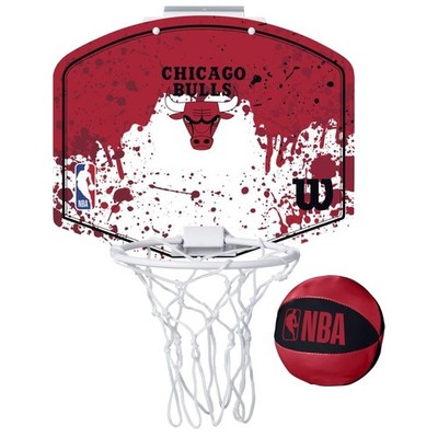  Basketball-Rückwand Unisex, Wilson NBA Team Chicago Bulls Mini Hoop, Rot