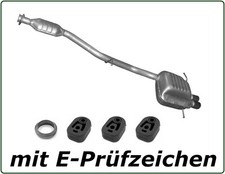 Auspuffanlage MERCEDES C-Klasse Coupe CL203 C180 200 230 Chrome Auspuff Set