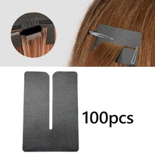 100Pcs Hair Extension Protector Shield Salon Supplies Multiuse Sturdy Wig Tool