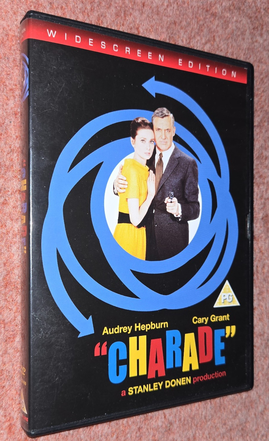 Charade (1963) DVD, Cary Grant, Audrey Hepburn, Walter Matthau, Romantic Comedy