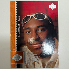 Upper Deck 1996-97 Kobe Bryant Los Angeles Lakers Rookie #58 Basketball Card