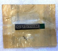 Nos Mopar 1977-80 Plymouth Volare Dodge Aspen Custom Fender Badges Emblems