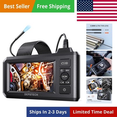 5.5mm Industrial Endoscope, 1080P Digital Borescope Inspection Camera with 4....