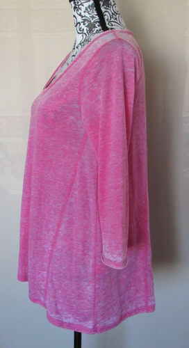 TJ MAXX NWT CYRUS pink 3/4 sleeve 