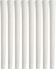 Star Sidewinder White Midsize +1/16 Golf Grips - Set of 8 - Made in U.S.A.