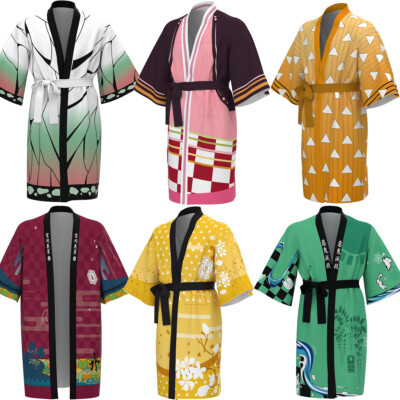 Demon Slayer Pyjamas Kimono Cosplay Kamado Tanjirou Nachtwäsche