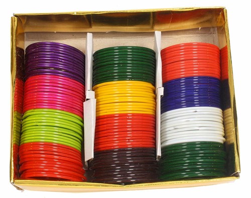 144 Pieces 12 Dozen Set Traditional Multicolor Glass Bangles Women & Girls - 第 5/8 張圖片