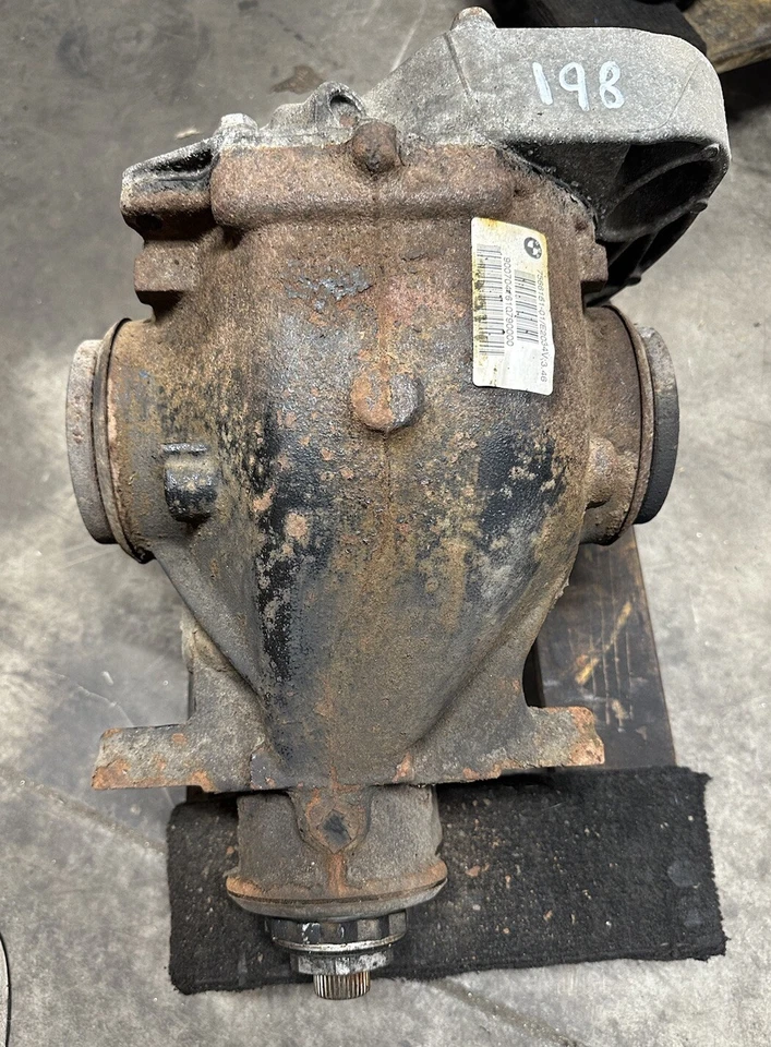 BMW E90 E91 E92 E93 335i 335xi 2007 diferencial trasero portador relación 3,46 OEM Foto 2 de 4