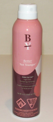 Better Not Younger Wake Up Call High Hold Thickening Hairspray 6 Oz 180 mL