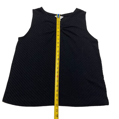 ★LECYTO★ VINTAGE SLEEVELESSBLACK Liz Claiborne Black Sleeveless V-Neck Top Women's Size L | eBay