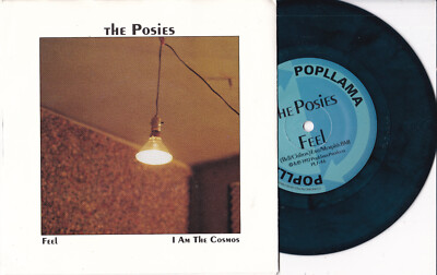 The Posies -Feel / I Am The Cosmos- 7'' 45 Blue Transparent, PopLLama (PL7-46)
