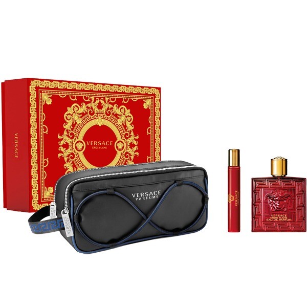 Versace Men's Eros Flame Gift Set Fragrances 8011003885251