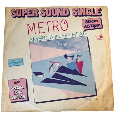 Metro (6) - America In My Head (12'', Maxi) (Very Good Plus (VG+)) - 814531717
