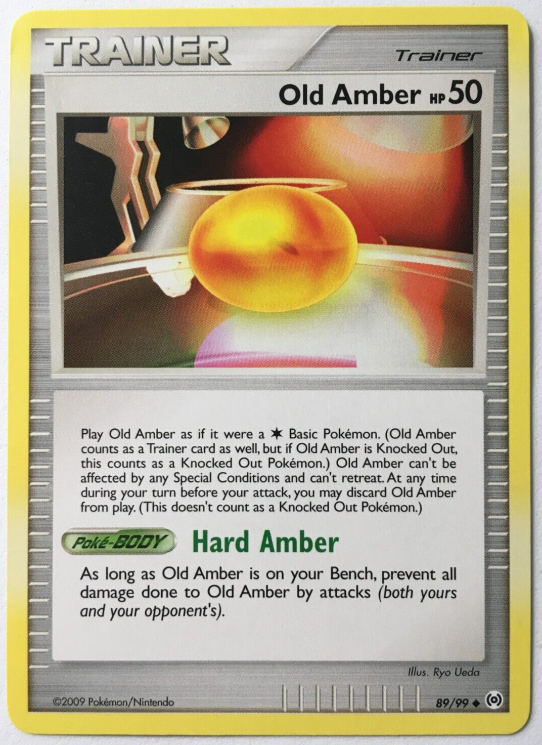POKEMON OLD AMBER 89/99 PLATINUM ARCEUS UNCOMMON NEAR MINT