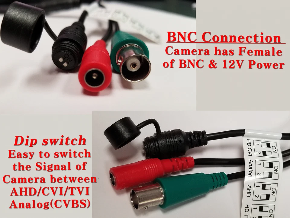Câmera dome lente noturna analógica LEXAcctv 4em1 HD 2MP 1080P 3.6mm TVI AHD CVI CCTV - Imagem 2 de 3