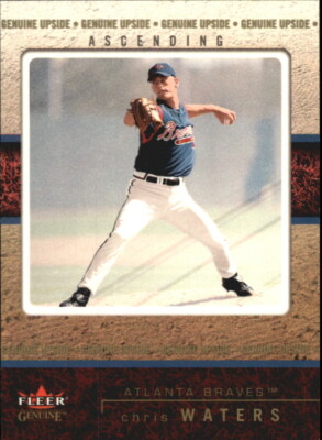 2003 Fleer Genuine Reflection Ascending #116 Chris Waters /116 - NM-MT