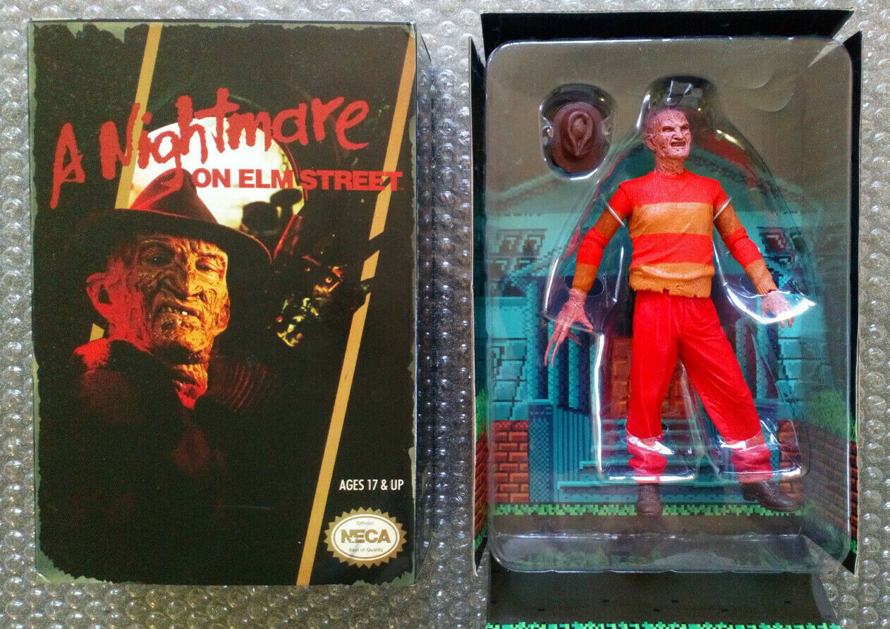 Figurine NECA Nightmare on Elm Street objet de décoration vintage pour salon de cinéphile