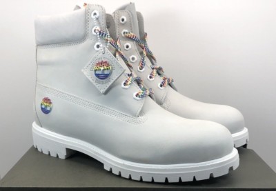 TIMBERLAND MENS LIMITED RELEASE RAINBOW WHITE 6