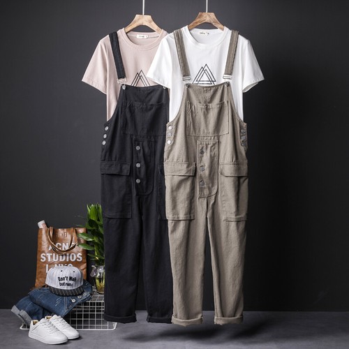 Overalls Bib Brace Pockets Jumpsuit | eBay