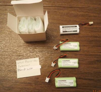 Lot of 7 New BT-16234 2.4V 800mAh Rechargeable Phone Batteries