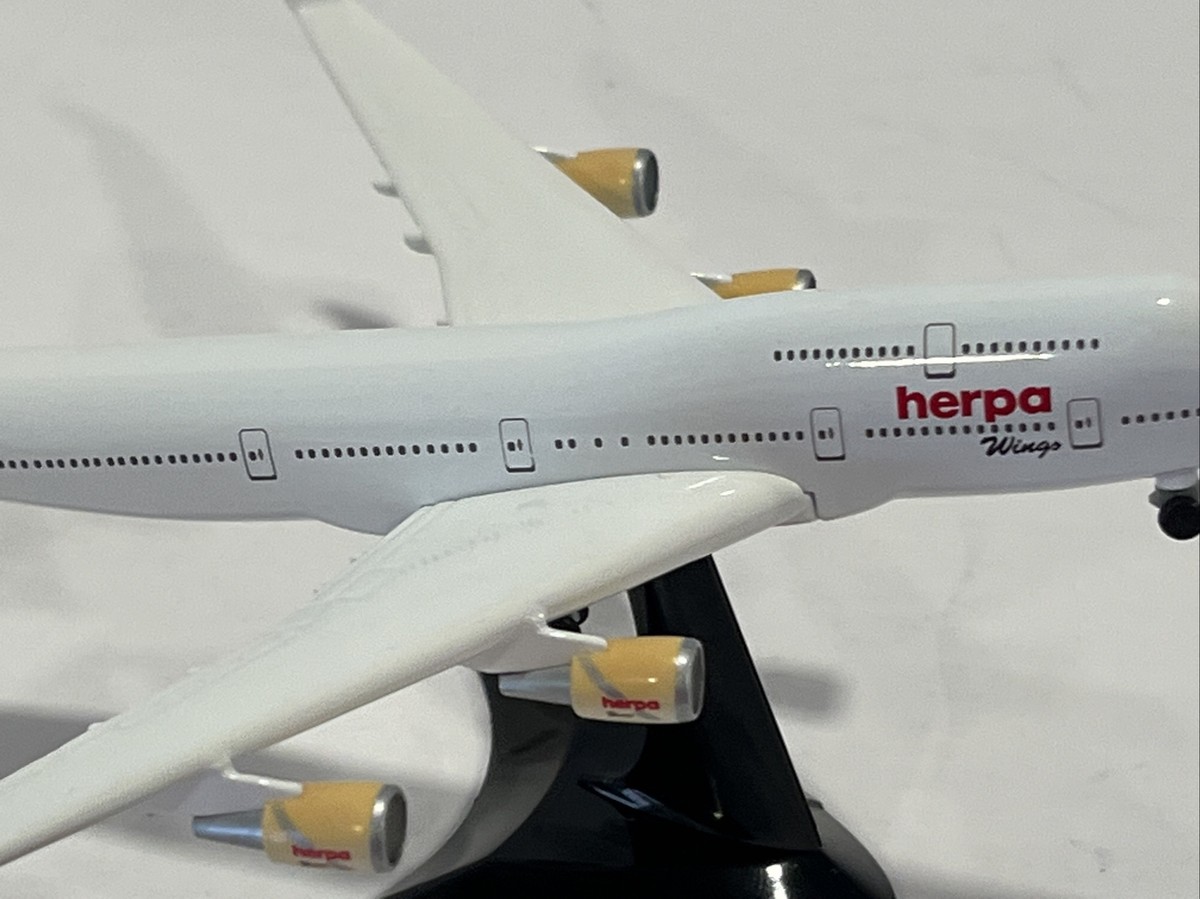 航空機・ヘリコプター herpa Christmas 2004 Edition IV 1:500 1:500 Herpa American Boeing 747 Airlines Christmas Toy Model Wings