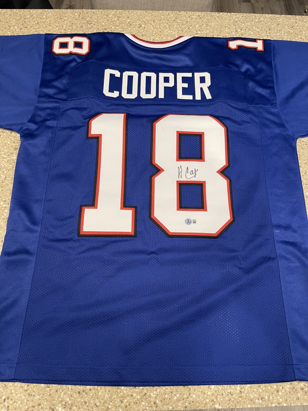 Amari Cooper Autographed Signed Buffalo Bills #18 Jersey with Beckett COA 