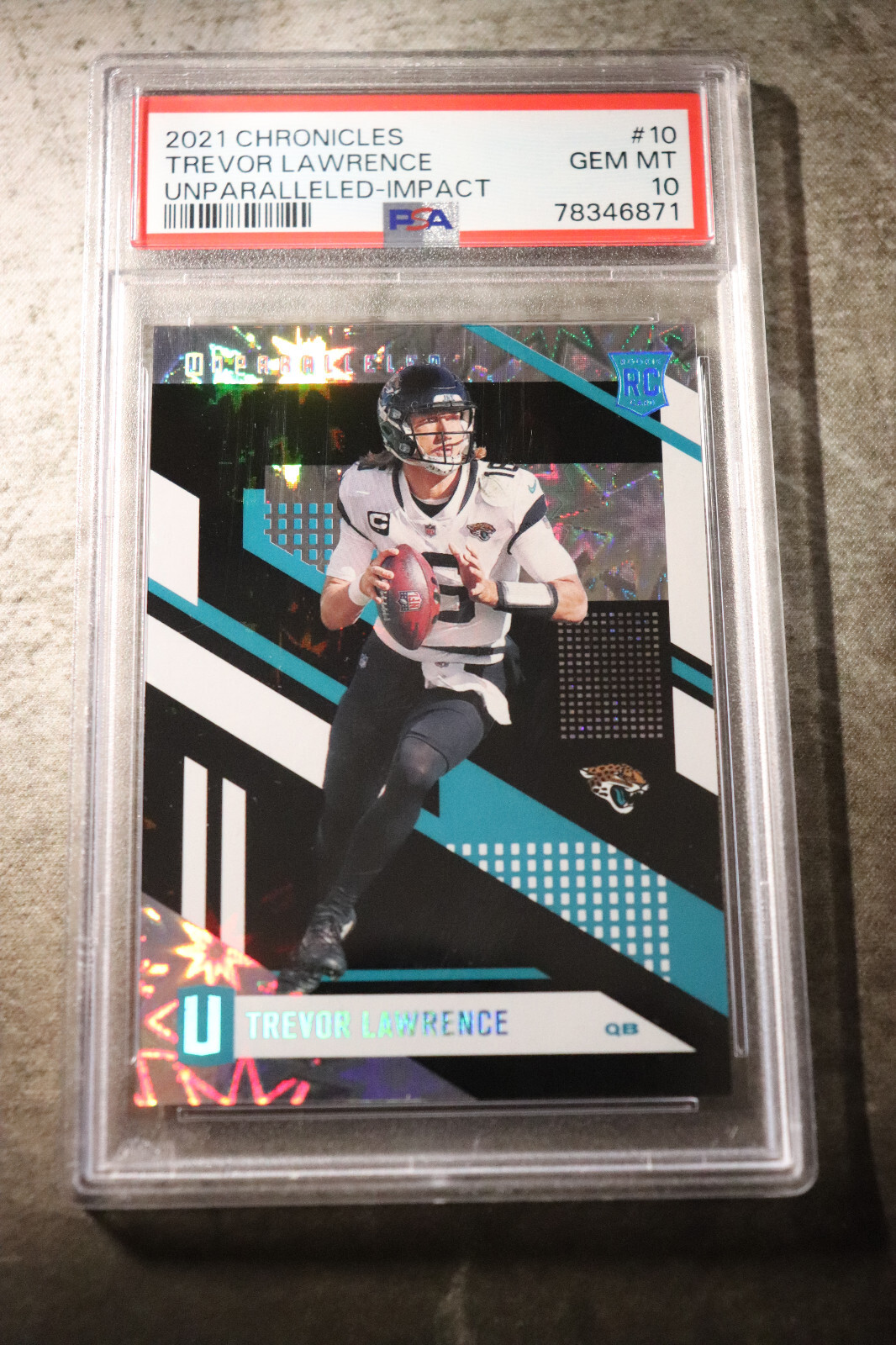 Trevor Lawrence Panini Chronicles Unparalleled #10 Impact