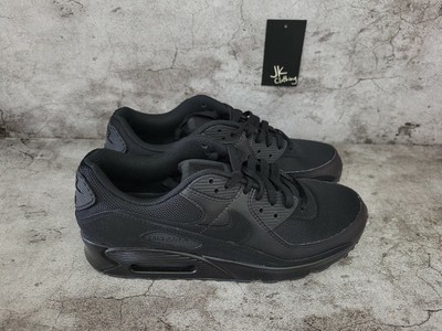 New NIKE Air Max 90 TRIPLE BLACK CN8490-003 Sizes 8 | eBay