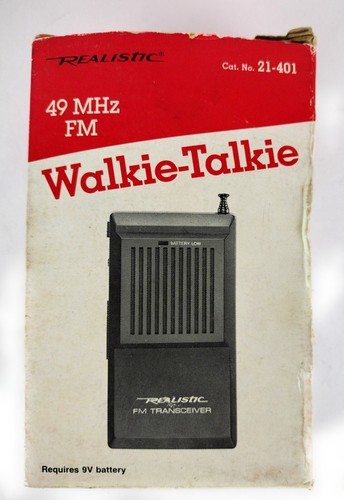 VTG Realistic Walkie Talkies FM Transceivers 21-401 / 49 MHz Radio Shack New - Picture 5 of 9