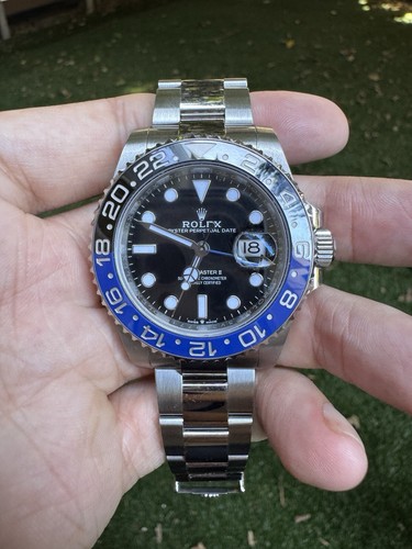 Rolex GMT-Master II 116710BLNR Oyster Bracelet "Batman" 2014 Papers