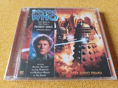 Doctor Who: Patient Zero - Big Finish 2xCD Colin Baker #124 VERSIEGELT