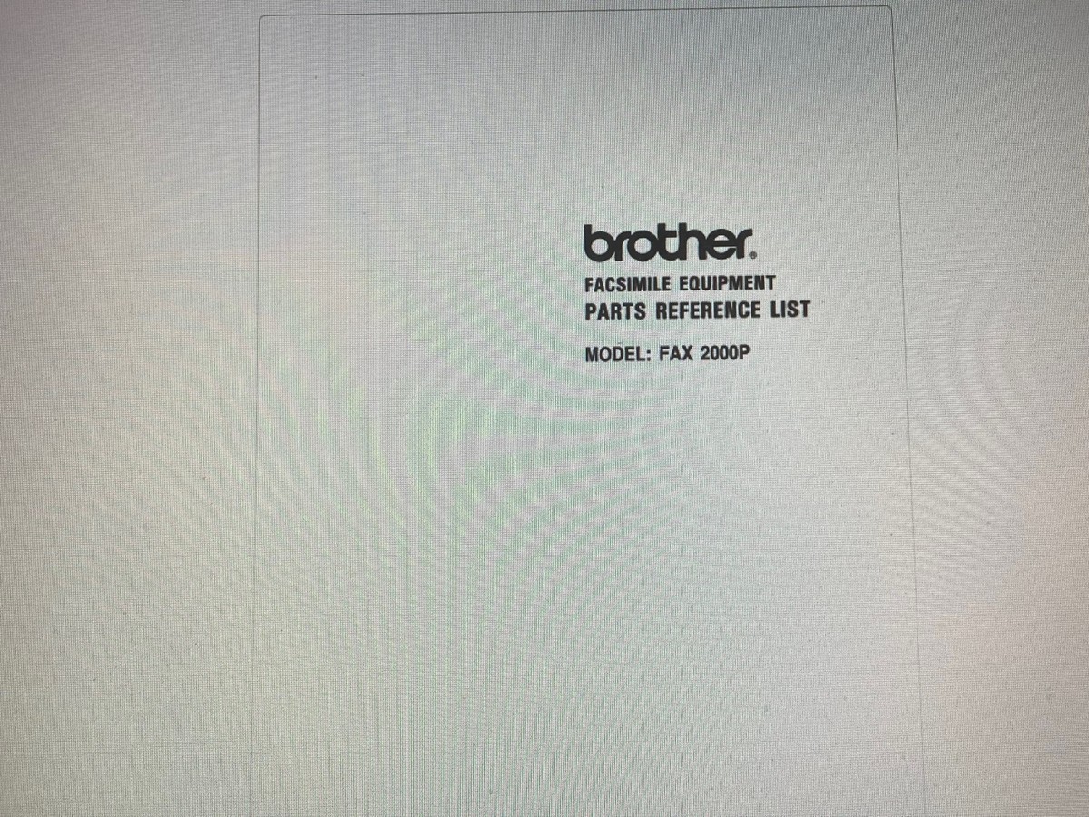 Brother Service Manual Digital Megapack | eBay