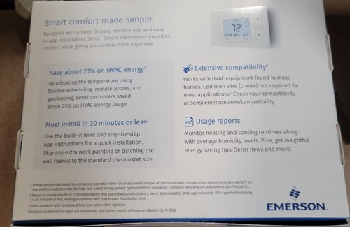 Sensi Smart Thermostat - Picture 2 of 2