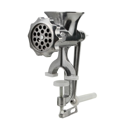 Table Hand Crank Manual Meat Grinder Mincer Stuffer Sausage Filler Maker Machine - Picture 13 of 24
