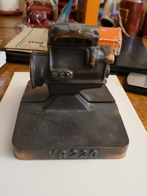 Solid Brass W.E.D. VR220 Engine Bookends.