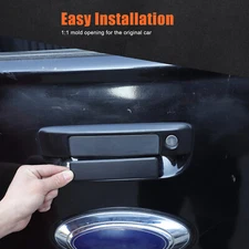 Matte Black Car Tailgate Grab Handle Cover Decorate Trim For Ford Ranger 2015-21