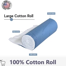 MedPride Cotton Roll, Non-Sterile, 1 lb, Individually Wrapped with Cutting Edge
