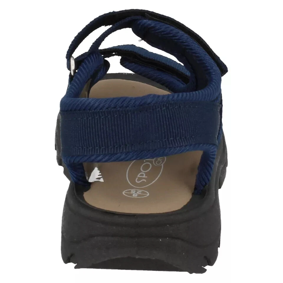 Niños SPOT ON N0R073 Azul Marino Open Toe Sandalias - Imagen 4 de 4