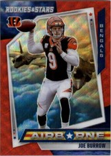 2021 Rookies and Stars Airborne Red Wave #12 Joe Burrow - NM-MT