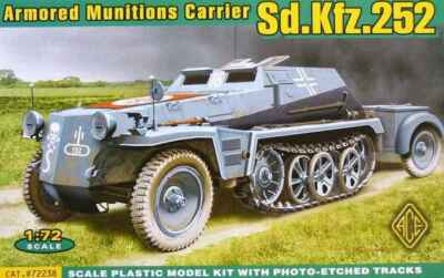 1/72 Sd.Kfz.252 German ammunition transporter ACE 72238 Plastic Model kit